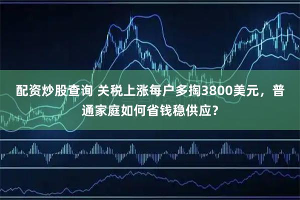 配资炒股查询 关税上涨每户多掏3800美元，普通家庭如何省钱稳供应？